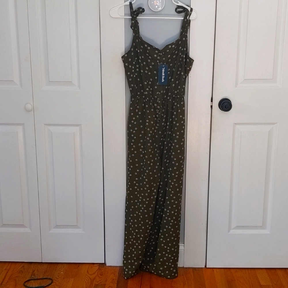 Modcloth linen jumpsuit